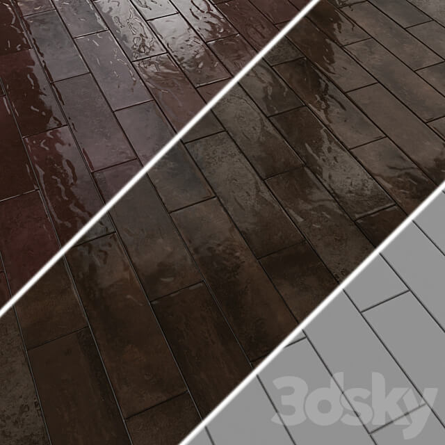 Ceramic Tiles Kerama Marazzi TRAKAY 8 5X28 5 3D Models