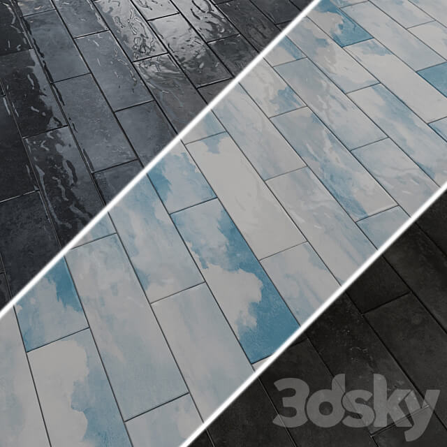 Ceramic Tiles Kerama Marazzi TRAKAY 8 5X28 5 3D Models