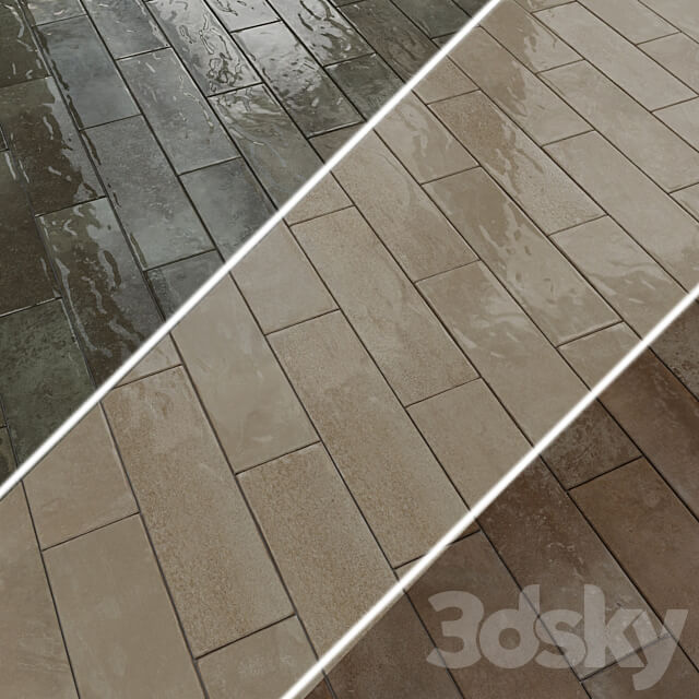 Ceramic Tiles Kerama Marazzi TRAKAY 8 5X28 5 3D Models