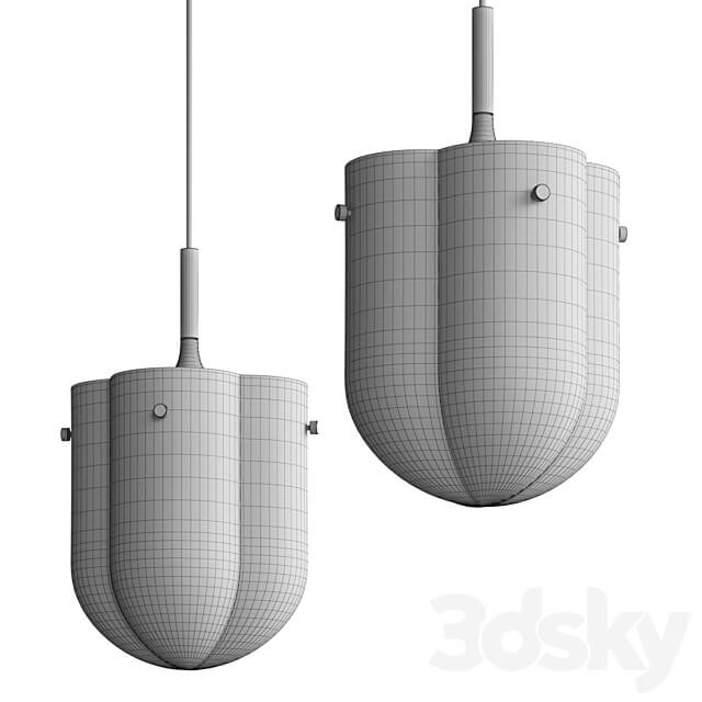 Gubi Seine Pendant Lamp Pendant light 3D Models