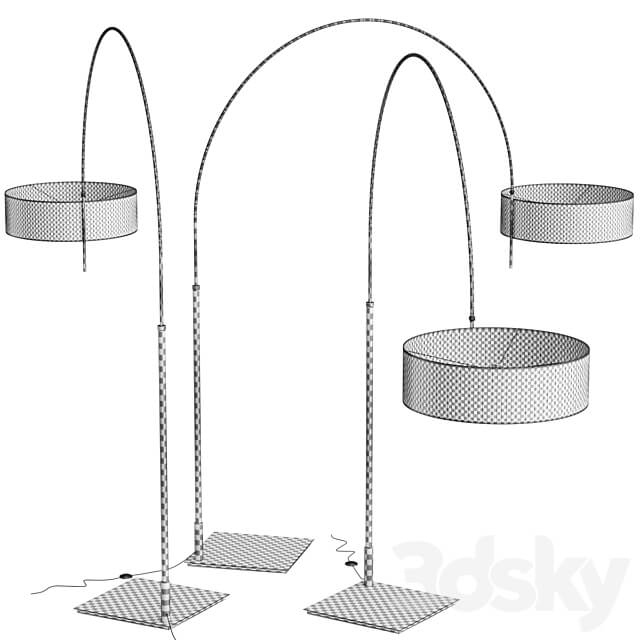 Arcus Bielefelder Werkstaetten Floor Lamp 3D Models