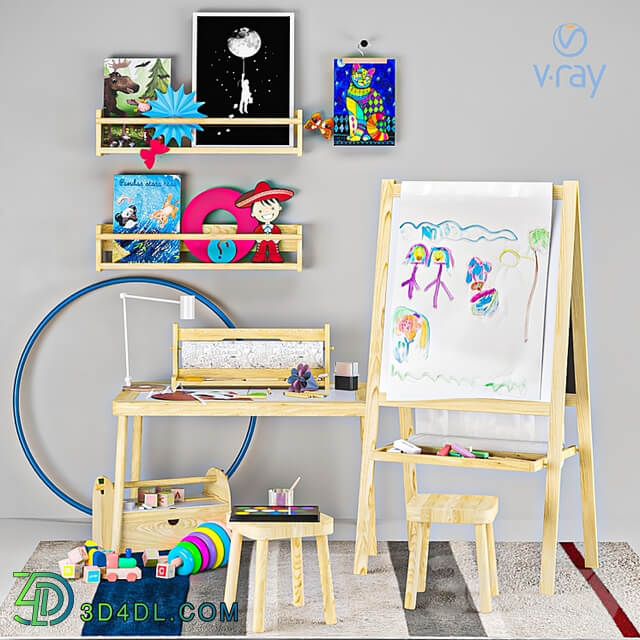 Children&#39;s decor easel Ikea