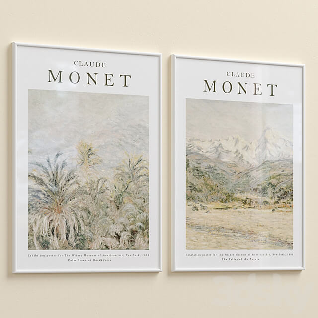 Monet Vintage Exhibition Poster P 610