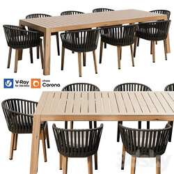 Table and Chair Set 01 