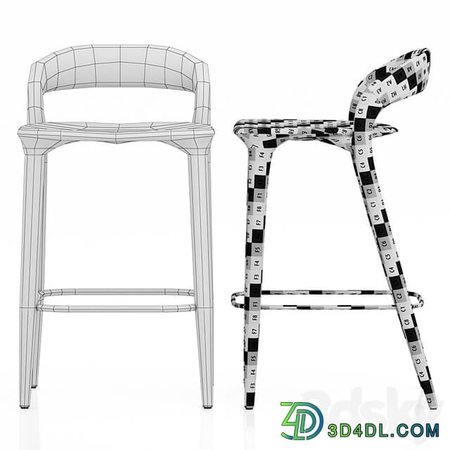 Deephouse semi bar chair Lugano