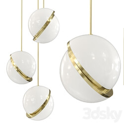 Mini Crescent 3 Piece Chandelier Suspension 