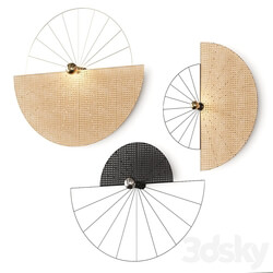 Aromas del Campo Ghaban Rattan Wall Lamps 