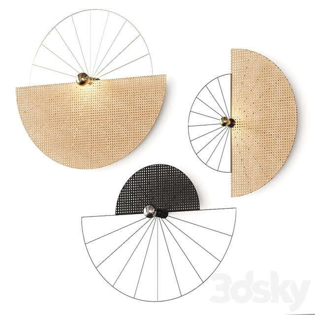 Aromas del Campo Ghaban Rattan Wall Lamps