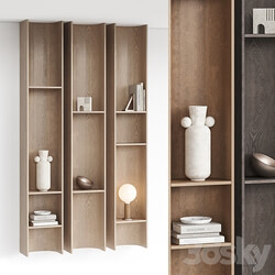 Vertical rack shelf 