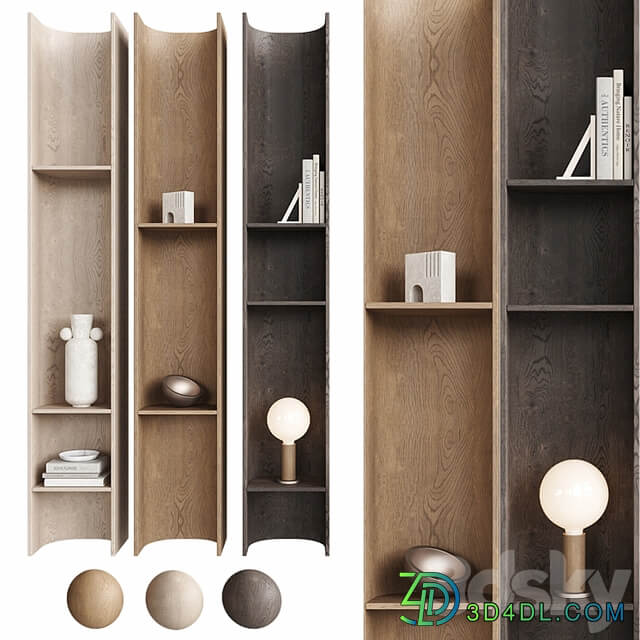 Vertical rack shelf