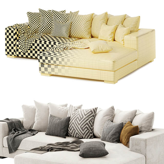 luxe sectional sofa