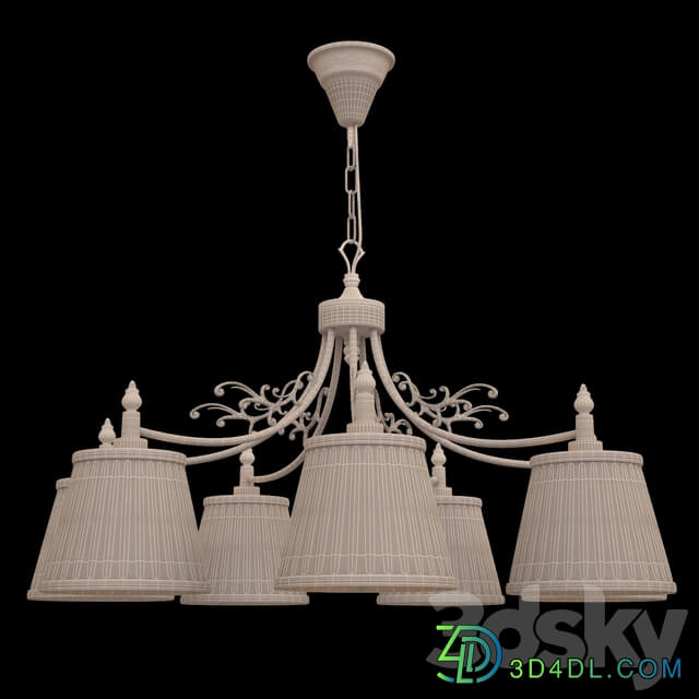 Chandelier Maytoni Elegant Vesta ARM331 07 R Pendant light 3D Models