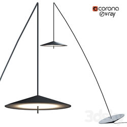 STEEL FISHERMAN PENDANT FLOOR LAMP 