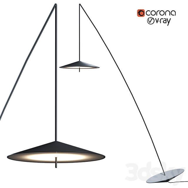 STEEL FISHERMAN PENDANT FLOOR LAMP