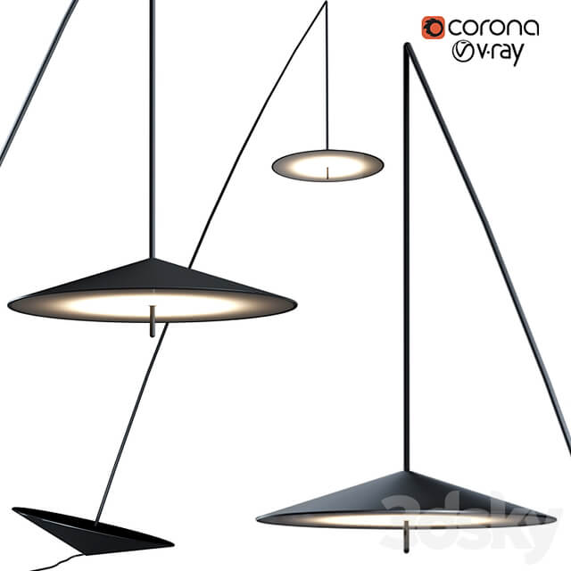 STEEL FISHERMAN PENDANT FLOOR LAMP