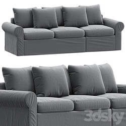 HARLANDA Sleeper sofa, Ljungen medium gray IKEA 