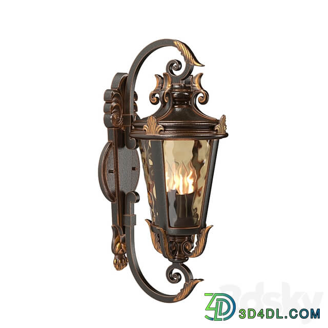 Marseille Rustic Industrial Outdoor Wall Light