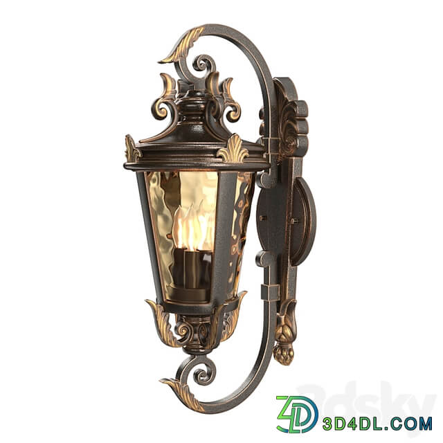 Marseille Rustic Industrial Outdoor Wall Light