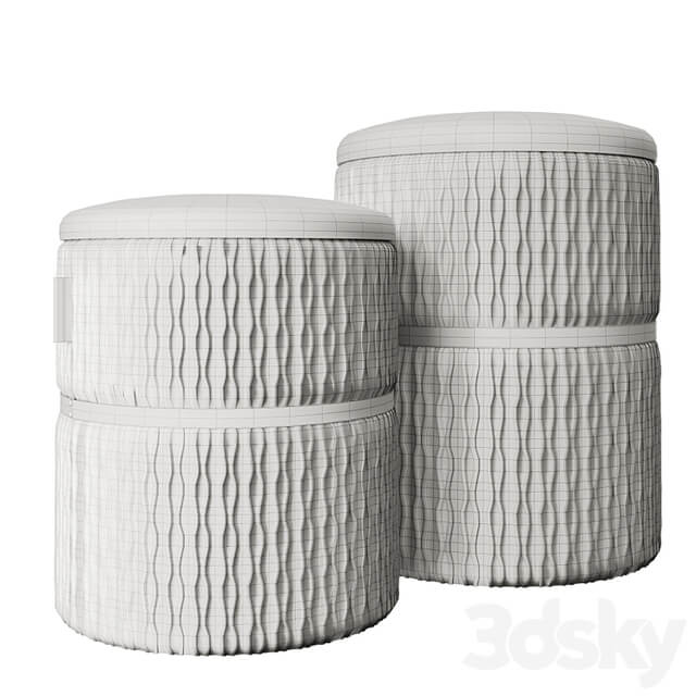 Set of two ottomans Verona MY iNTERNO