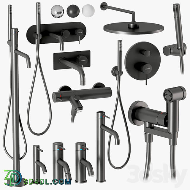 Nobili Live Showers and faucets set