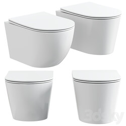 Wall hung toilet bowl Aquanet Atago and Cetus 