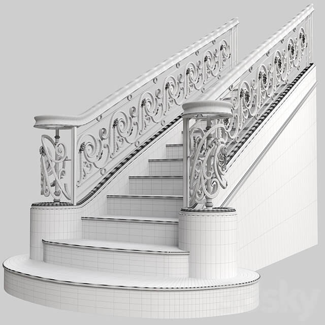 Wrought iron railing Art. 72