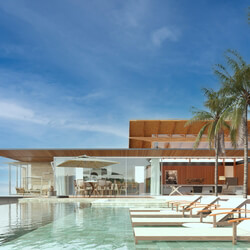  Pool House Exterior By Nguyen Thuy Khanh Duc 