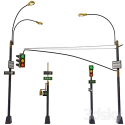 NY Street Traffic Lights 