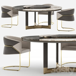 Visionnaire Morgan Bonnie Starlight Dining Set 