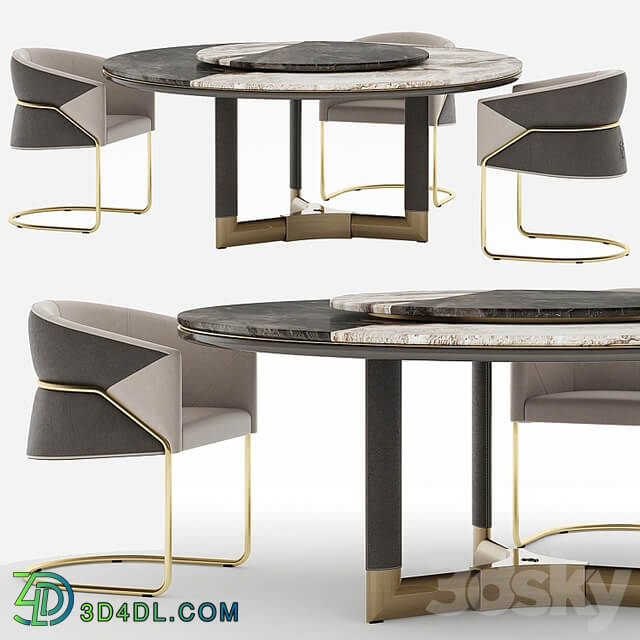 Visionnaire Morgan Bonnie Starlight Dining Set
