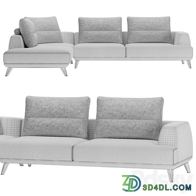 Corner Italian sofa Doge from Italia Lounge