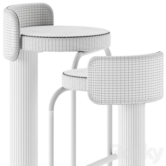 Fox Counter Bar stool by Woo furniture / Bar stool