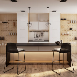 3D Model Kitchen 136  