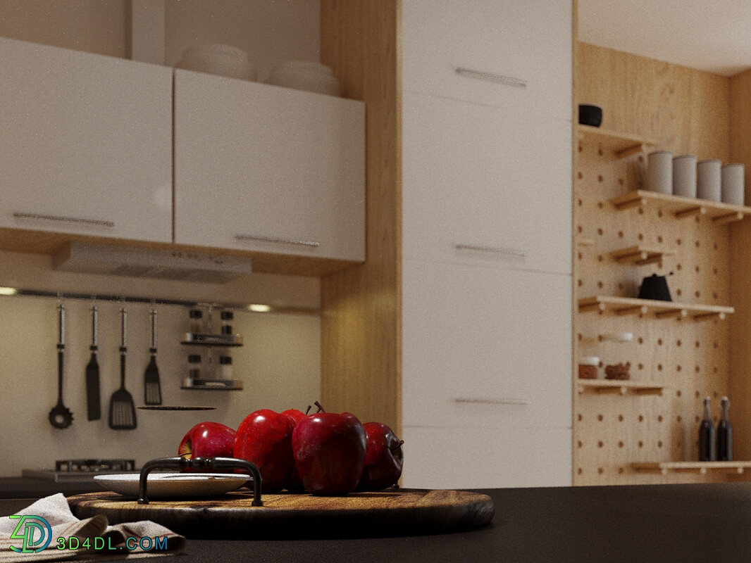 3D Model Kitchen 136 