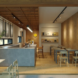  Coffee Room Interior by Linh Truong 