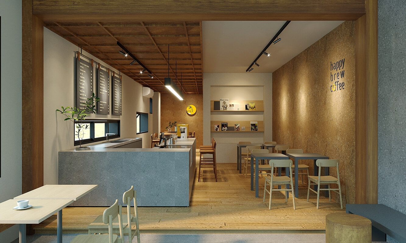  Coffee Room Interior by Linh Truong