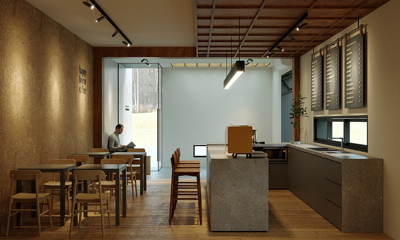  Coffee Room Interior by Linh Truong