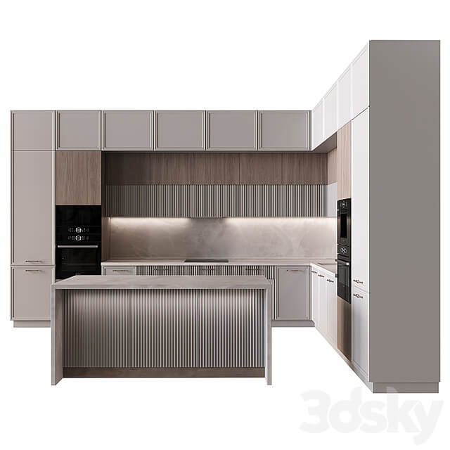 Neoclassical kitchen 22