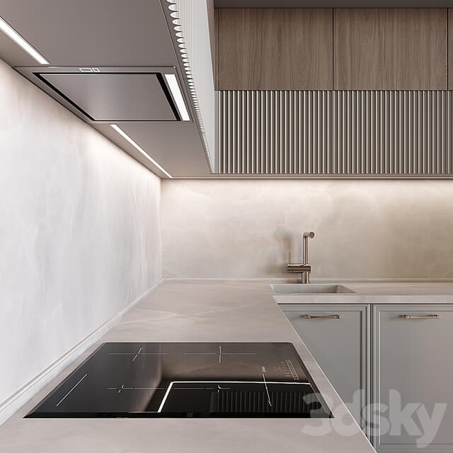 Neoclassical kitchen 22