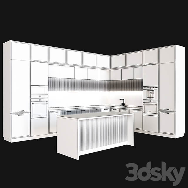 Neoclassical kitchen 22