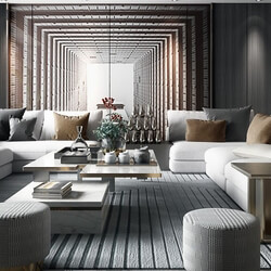  Living Room Interior by Le Anh Tuan 