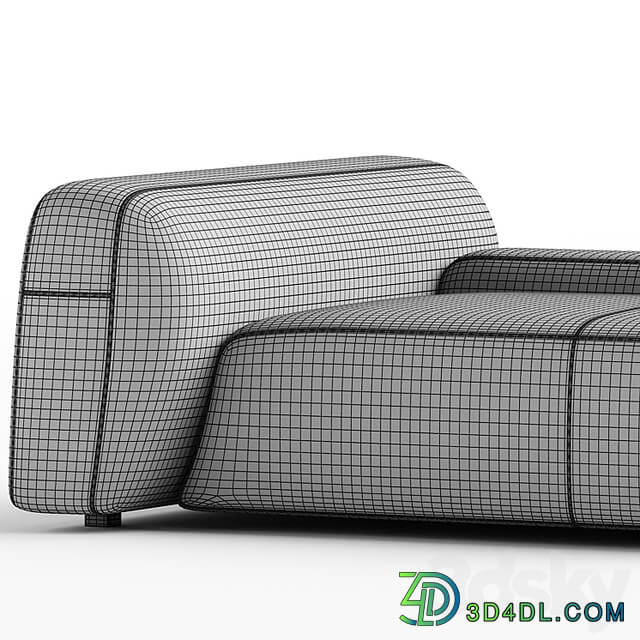 Suiseki Sofa cod SUI11DX composition