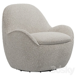 Dantone Home Atwood boucle swivel chair 