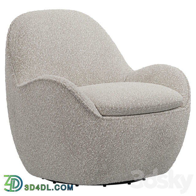 Dantone Home Atwood boucle swivel chair