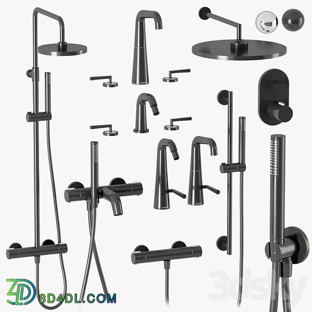 Nobili Liquid shower and faucets set