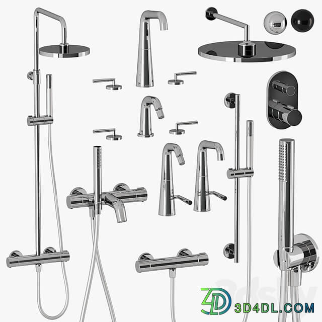 Nobili Liquid shower and faucets set