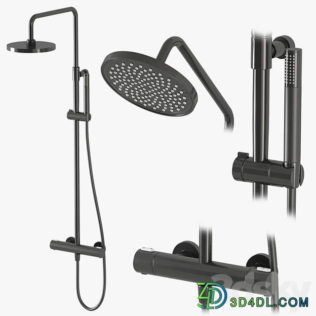 Nobili Liquid shower and faucets set