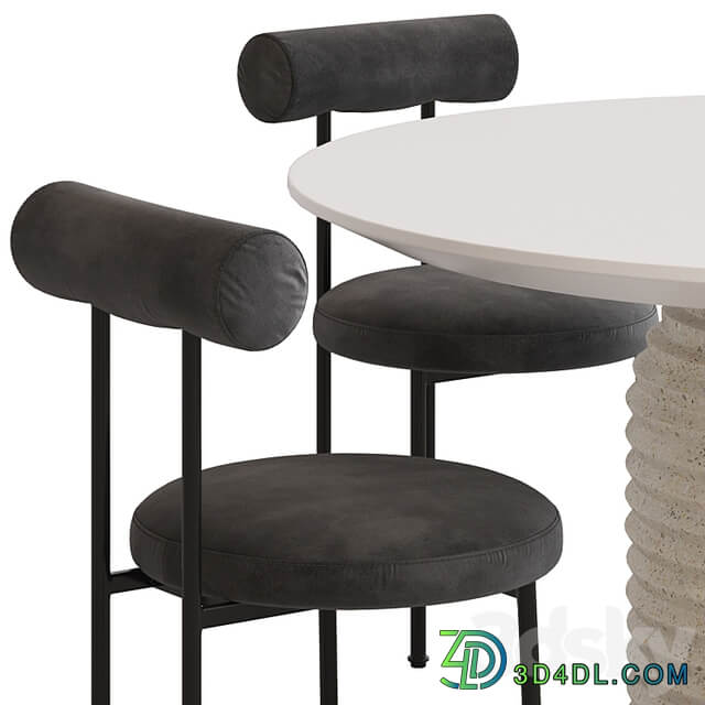 Coco Republic Gothenburg Dining Chair and Mueller Table