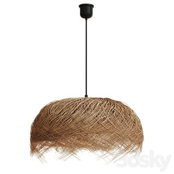 Rattan chandelier Samai La Redoute 