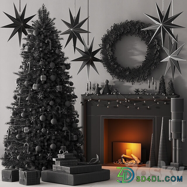 239 happy new year 03 christmas tree 01